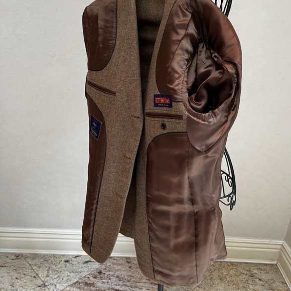 Brooks Brothers Men's Mens Brown Wool/Cashmere Blazer Jacket 38R Three 3 Buttons - Picture 13 of 16